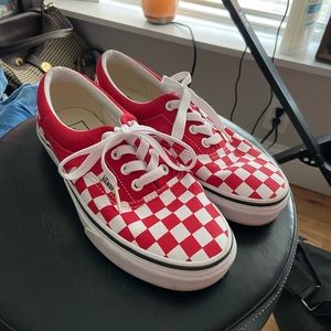 Red and White Checkerboard Era Vans